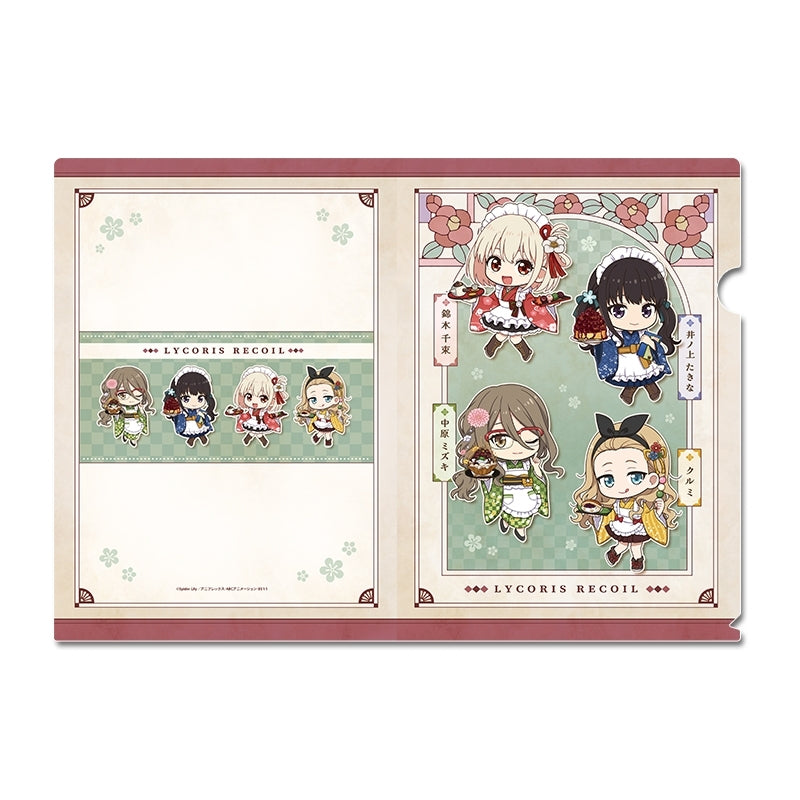 (Goods - Clear File) Lycoris Recoil TV Anime Puchi Choko Clear File Kimono Maid ver.