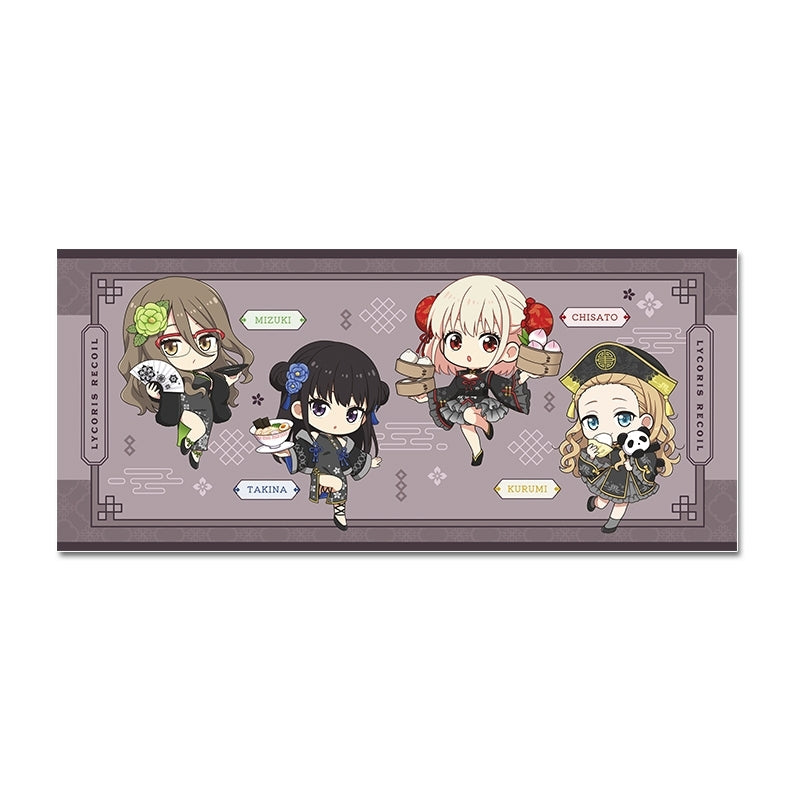 (Goods - Towel) Lycoris Recoil TV Anime Puchi Choko Sports Towel Chinese ver.
