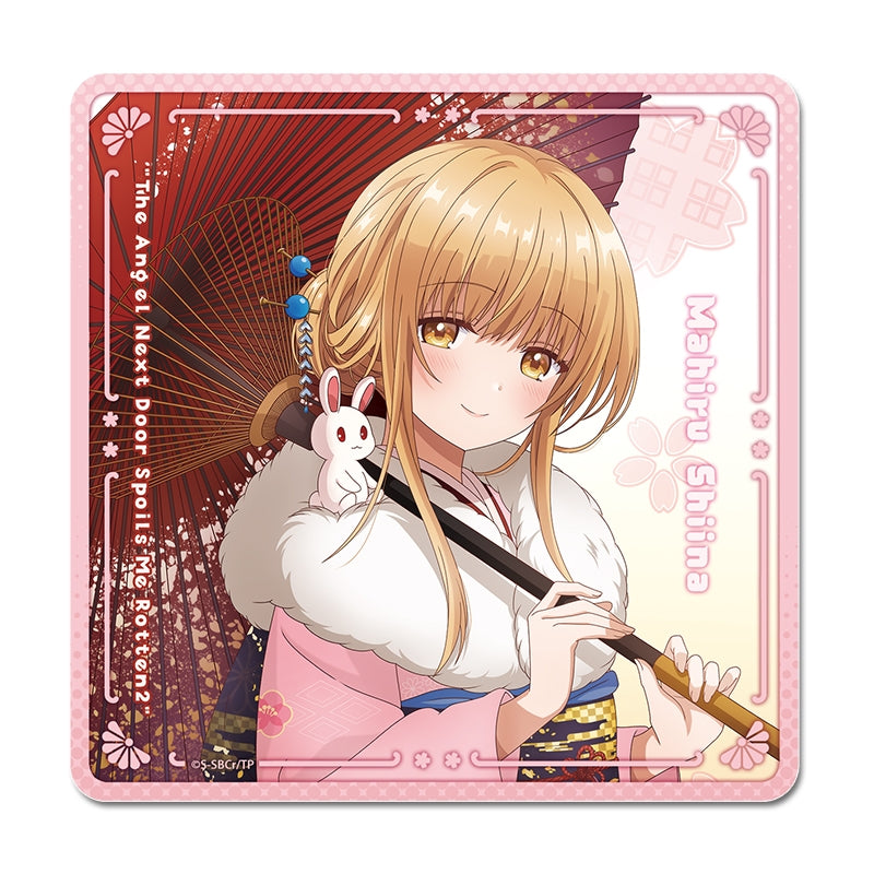 (Goods - Coaster) The Angel Next Door Spoils Me Rotten 2 Rubber Mat Coaster (New Year)