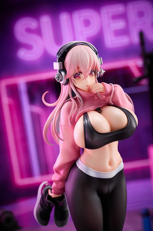 (Bishojo Figure) Super Sonico Super Sonico: Exercise Ver. 1/6 Complete Figure {Bonus: Card}