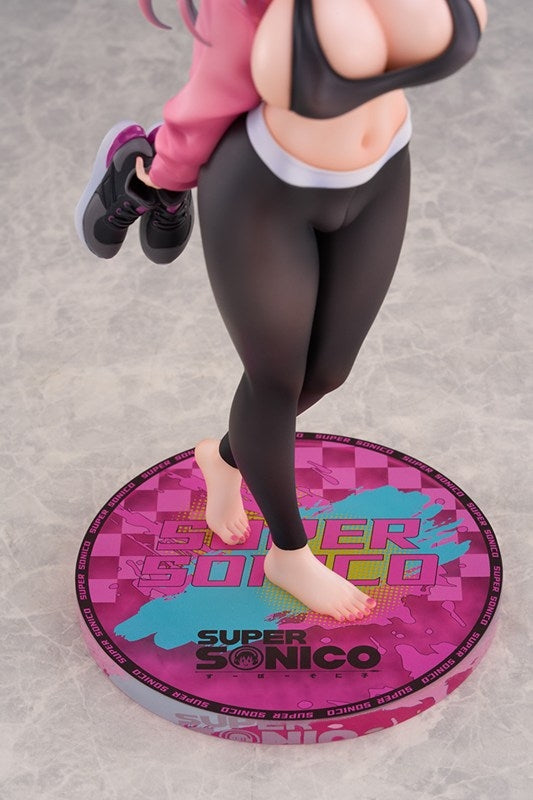 (Bishojo Figure) Super Sonico Super Sonico: Exercise Ver. 1/6 Complete Figure {Bonus: Card}