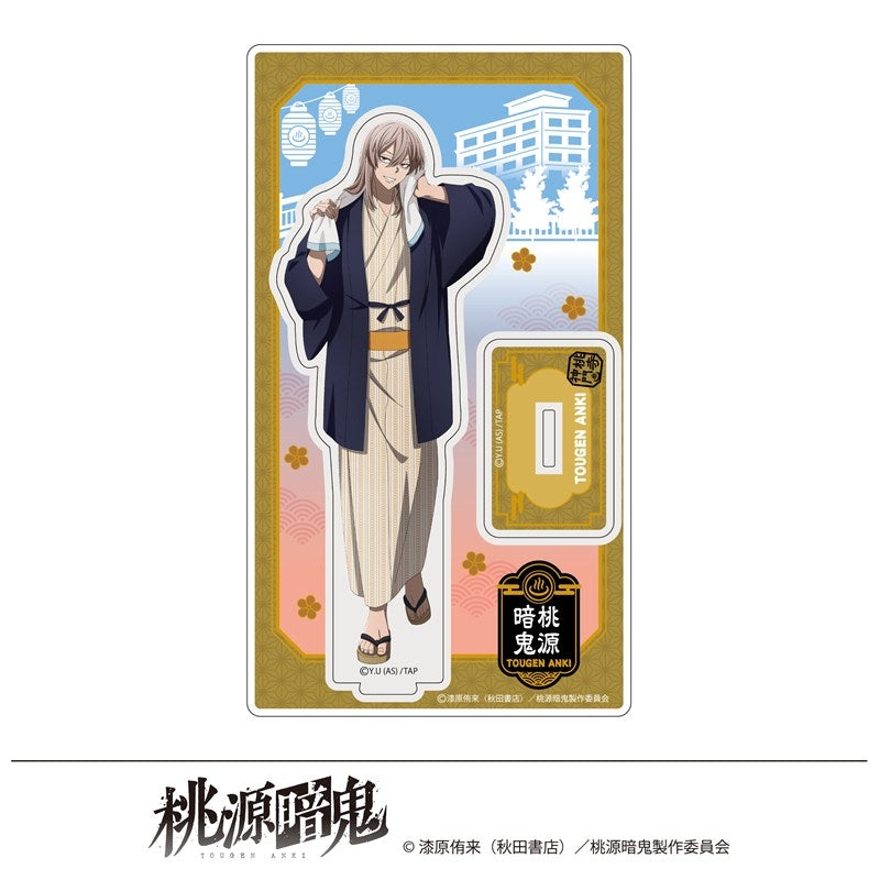 (Goods - Acrylic Stand) Tougen Anki Exclusive Art Acrylic Stand Hot Springs Day Mikado Momodera