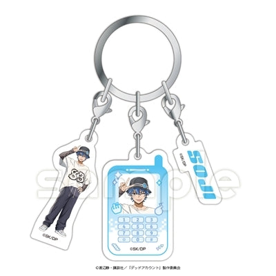 (Goods - Keychain) Dead Account 3-Piece Acrylic Keychain Soji Enishiro