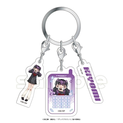 (Goods - Keychain) Dead Account 3-Piece Acrylic Keychain Kiyomi Urusugawa