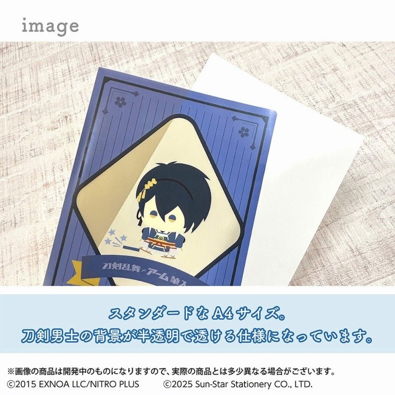 (Goods - Clear File) Touken Ranbu ONLINE Clear File Touken Ranbu ONLINE x ARM Fudeire: Mikazuki Munechika