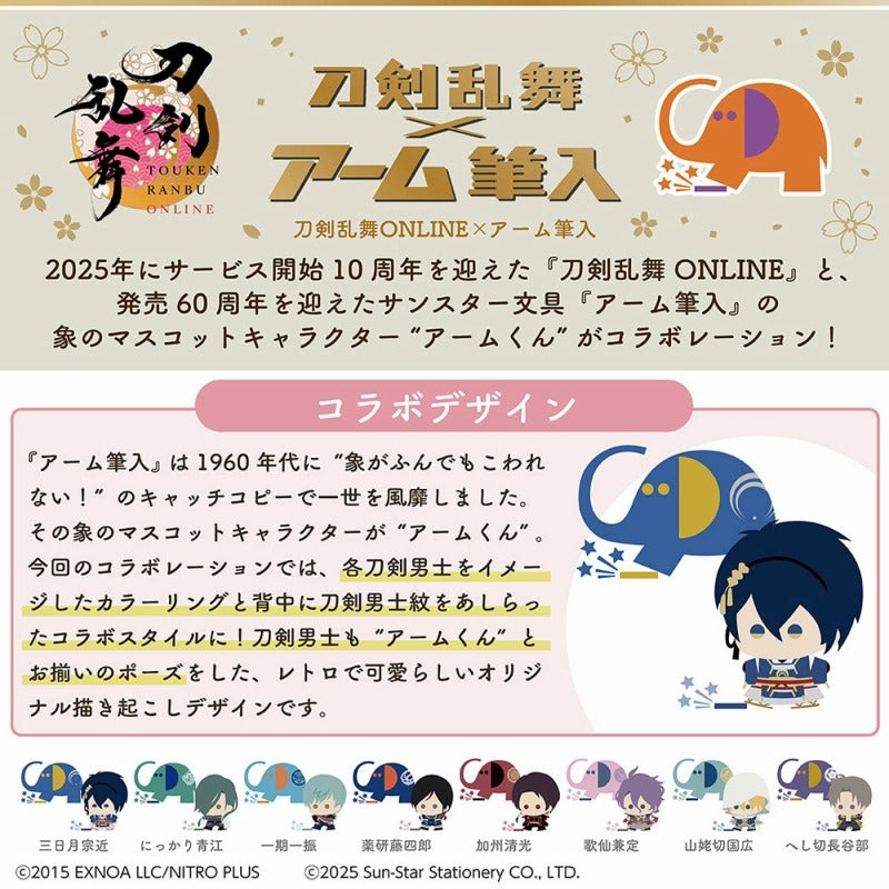 (Goods - Badge) Touken Ranbu ONLINE Button Badge Touken Ranbu ONLINE x ARM Fudeire: Ichigo Hitofuri