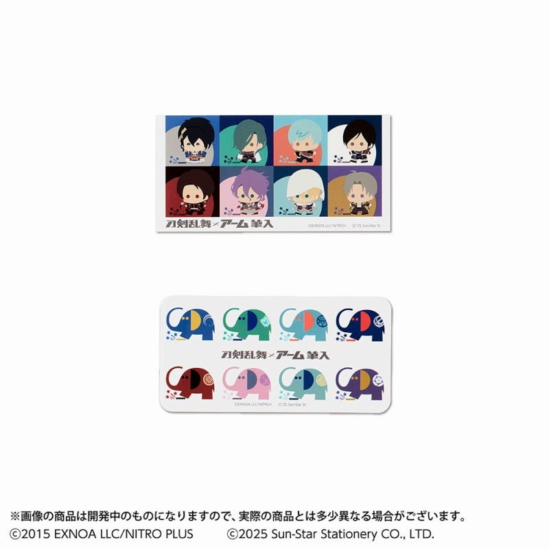 (1BOX=18)(Goods - Sticker) Touken Ranbu ONLINE Sticker Collection Touken Ranbu ONLINE x ARM Fudeire