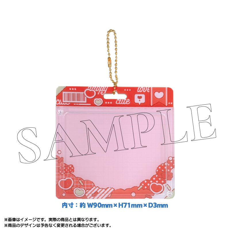 (Goods - Acrylic Stand) amie Original Pikuria Picture x Clear Acrylic Frame TOY Box ver. 3.Red