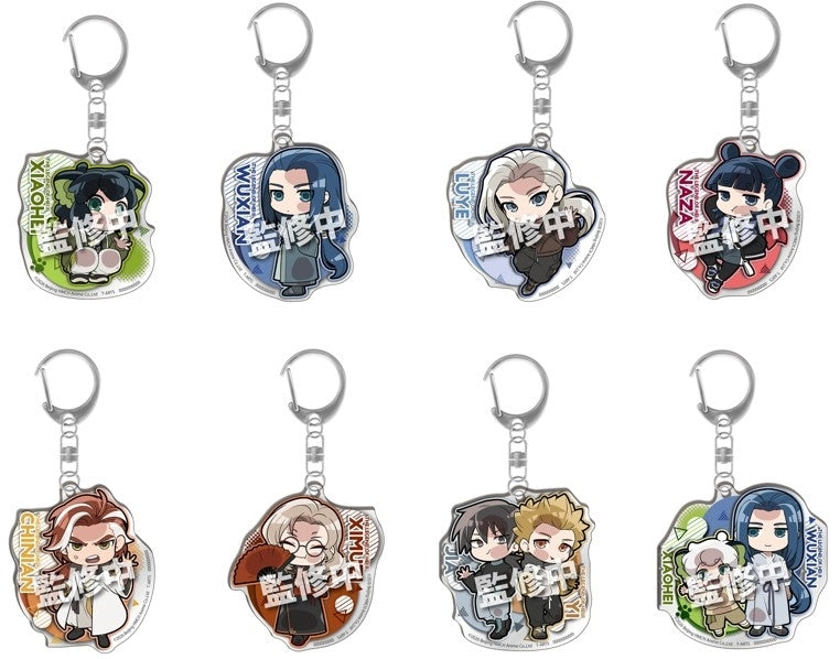 (1BOX=8)(Goods - Key Chain) The Legend of Hei 2 PITAs! Deforme Acrylic Key Chain