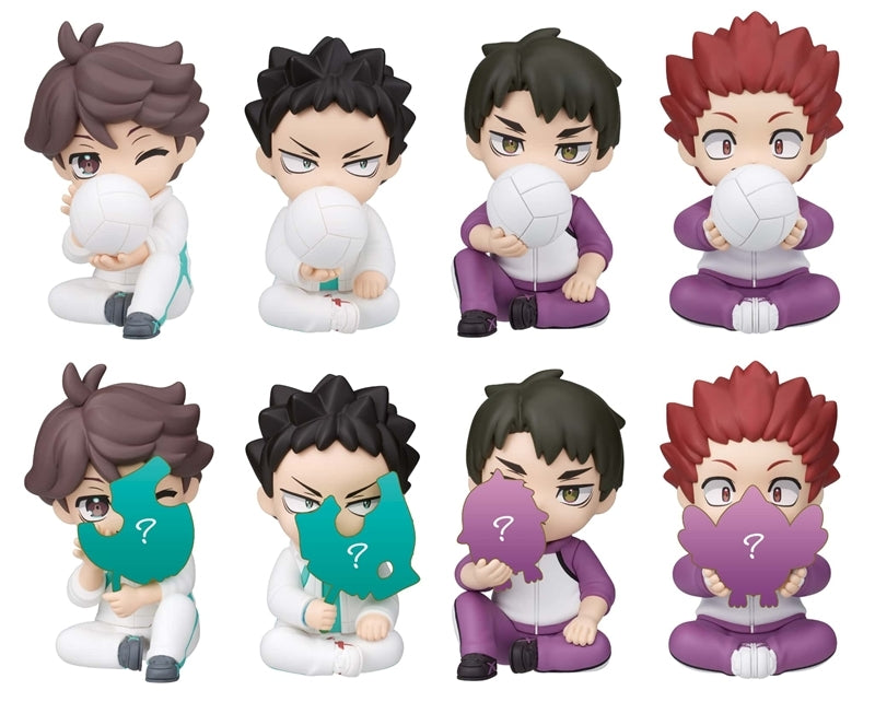 [※Blind](1BOX=8)(Trading Figure) Haikyu!! PERIHAPI! Hide & Seek Aoba Johsai / Shiratorizawa Academy 8 Pack BOX