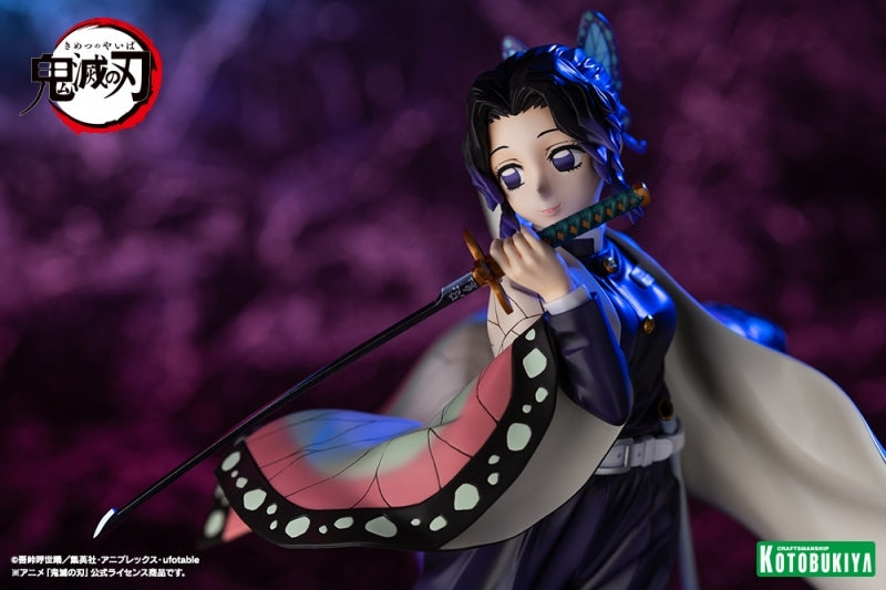 (Bishojo Figure) Demon Slayer: Kimetsu no Yaiba ARTFX J Shinobu Kocho 1/8 Completed Figure (Re-release)