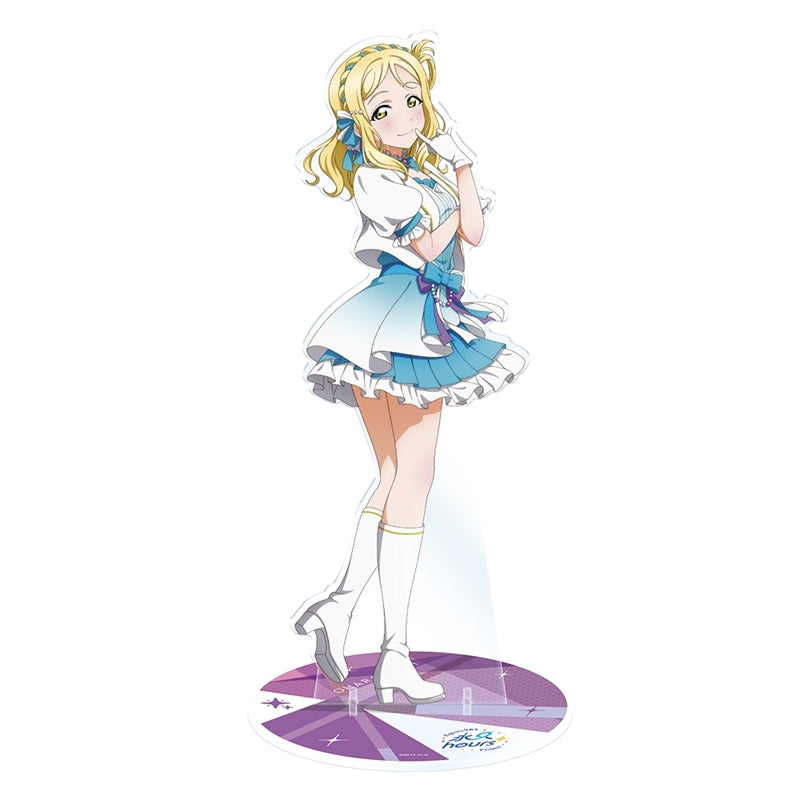 (Goods - Stand Pop) Love Live! Sunshine!! Uranohoshi Girls' High School Store Aqours Uranohoshi Girls' High School Store 9th Anniversary Item 1/4 Scale BIG Acrylic Figure Mari Ohara