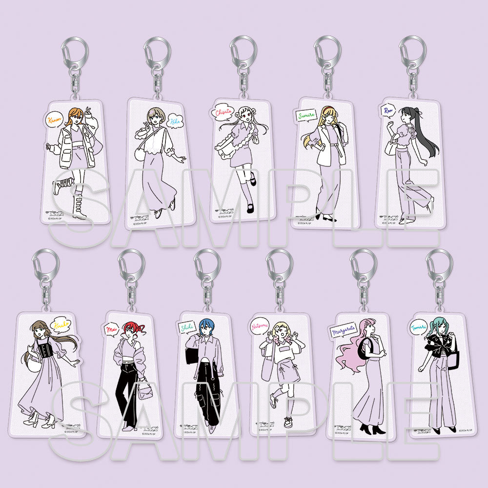 (Goods - Keychain) Love Live! Superstar!! Wear the Seasons on Your Walks. Acrylic Keychain Keke Tang