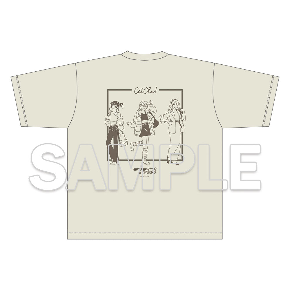 (Goods - Shirt) Love Live! Superstar!! Wear the Seasons on Your Walks. Oversized T-Shirt CatChu!