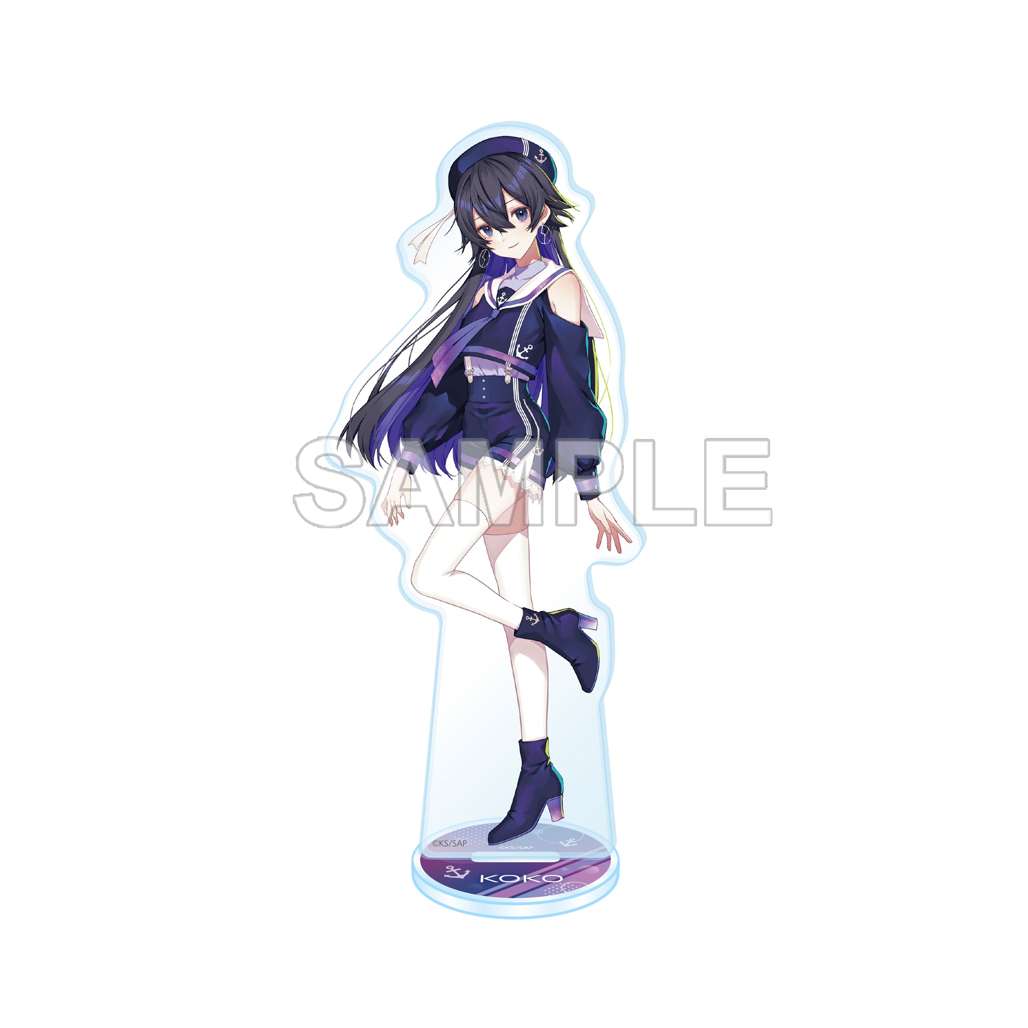 (Goods - Acrylic Stand) KAMITSUBAKI CITY UNDER CONSTRUCTION Acrylic Stand Figure - Koko Rinne Marine Look ver.