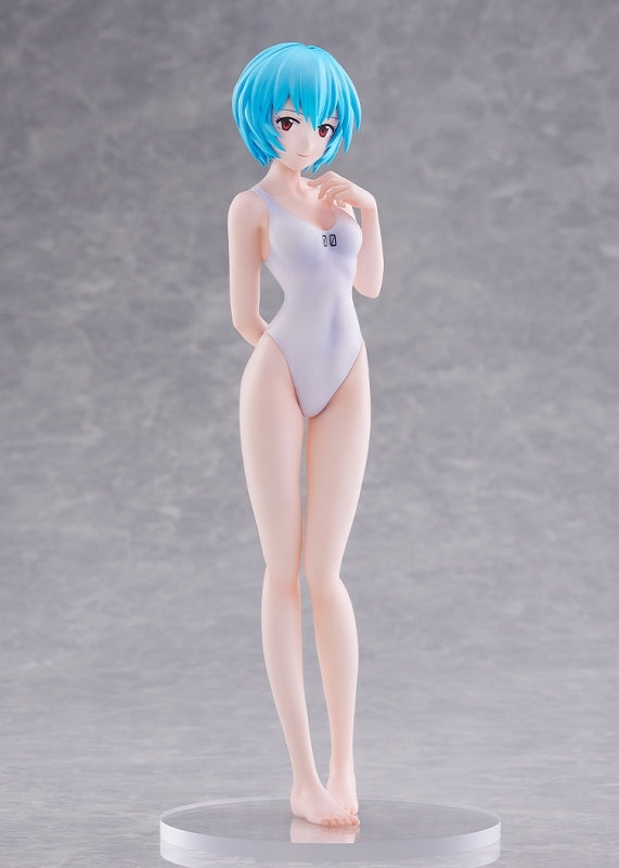 (Bishojo Figure) Rebuild of Evangelion POP UP PARADE BEACH QUEENS Rei Ayanami (One-Piece Style) L Size Complete Figure