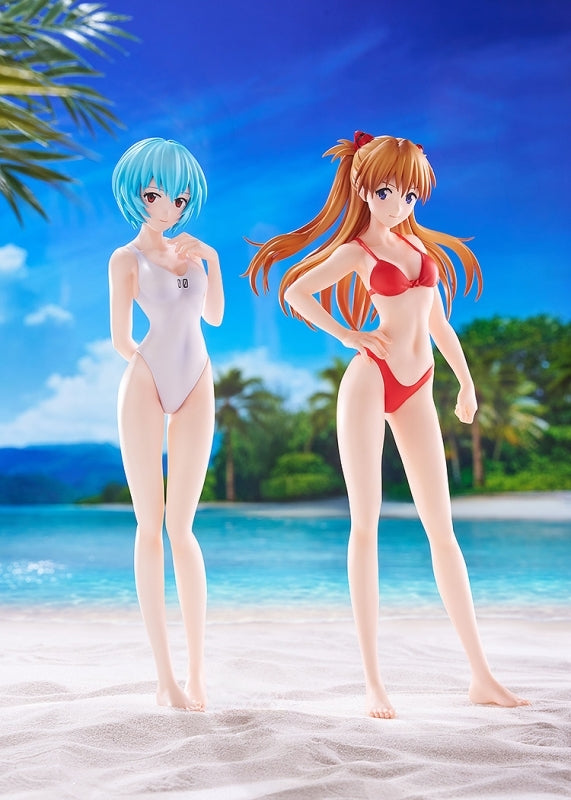(Bishojo Figure) Rebuild of Evangelion POP UP PARADE BEACH QUEENS Rei Ayanami (One-Piece Style) L Size Complete Figure