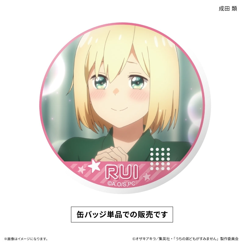 (Goods - Badge) Please Excuse My Younger Brothers Only-Badge Single Rui Narita Only Button Badge (1 PCS)