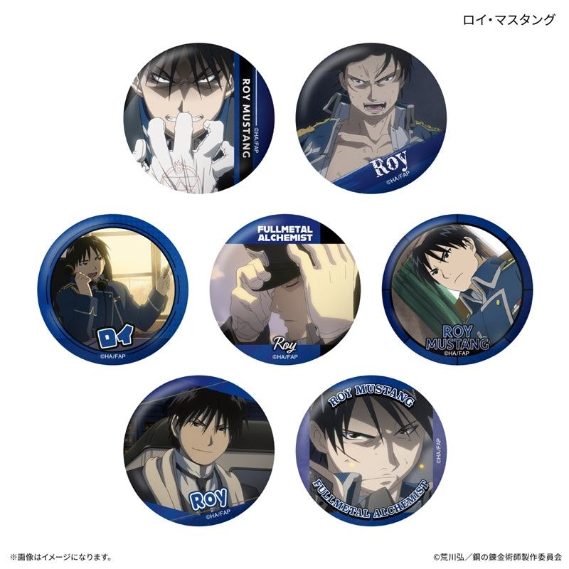 (1BOX=7)(Goods - Badge) FULLMETAL ALCHEMIST TV Anime Only-Badge Roy Mustang Only Trading Button Badge (7 Types Total)