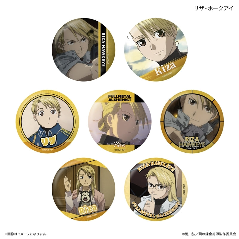 (1BOX=7)(Goods - Badge) FULLMETAL ALCHEMIST TV Anime Only-Badge Riza Hawkeye Only Trading Button Badge (7 Types Total)