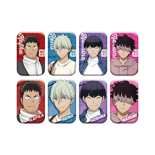 (1BOX=8)(Goods - Badge) Kaiju No. 8 Rounded Square Button Badge2