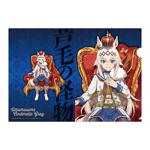 (Goods - Clear File) Anime Uma Musume: Cinderella Gray A4 Foil-Stamped Clear File ① Oguri Cap ~CHAMPIONS~