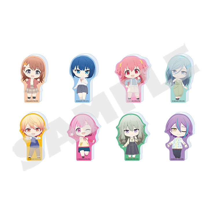 (1BOX=8)(Goods - Acrylic Stand) Hatsune Miku: Colorful Stage! My Sekai Character ver Acrylic Figure Collection C MORE MORE JUMP! & Wonderlands x Showtime (8 Types Total)