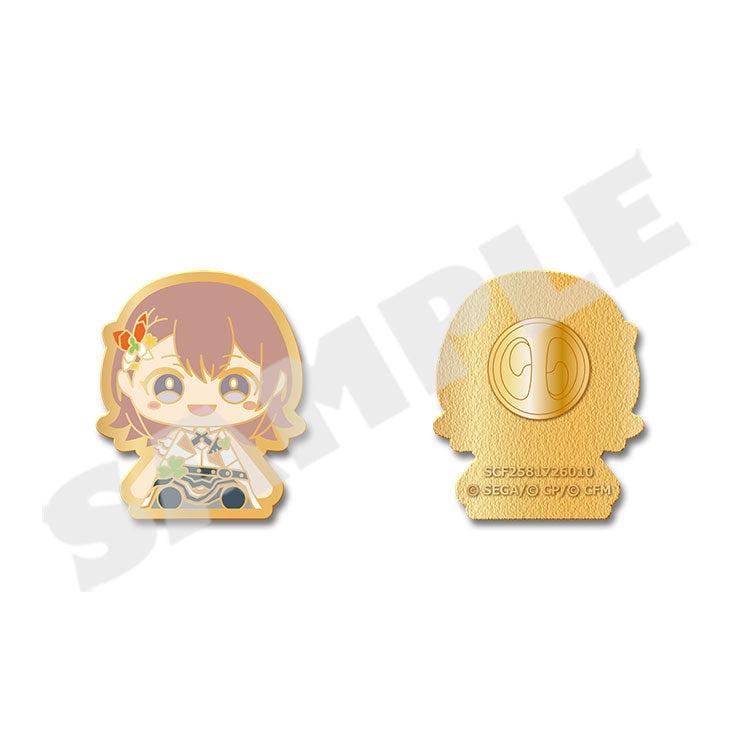 (Goods - Badge) Hatsune Miku: Colorful Stage! My Sekai Pin Badge “Hanasato Minori Plush”