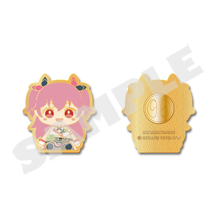 (Goods - Badge) Hatsune Miku: Colorful Stage! My Sekai Pin Badge “Airi Momoi Plush”