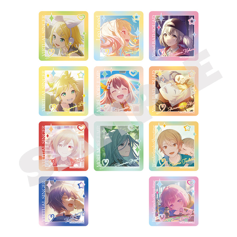 (1BOX=6)(Goods - Sticker) Hatsune Miku: Colorful Stage! Memosti Collection Colorful Festival vol. 2 (22 Types Total + Rare)