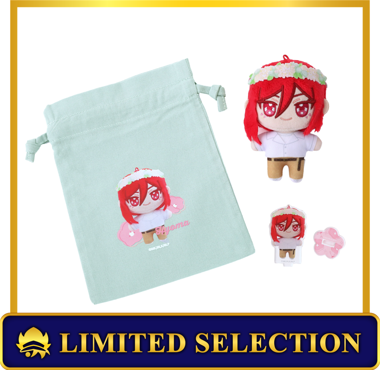 (Goods - Set) Blue Lock Season 2 Nui Pal animate Limited Selection Set (w/Drawstring Pouch, Acrylic Stand) / Hyoma Chigiri