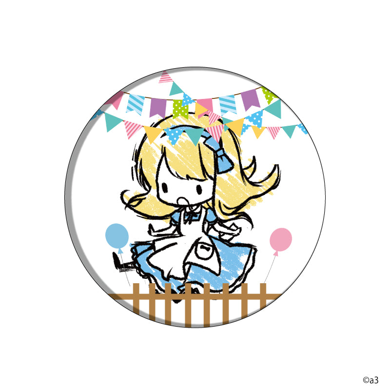 (Goods - Button Badge Cover) 57mm Badge Deco-Cover 49 - Initial I