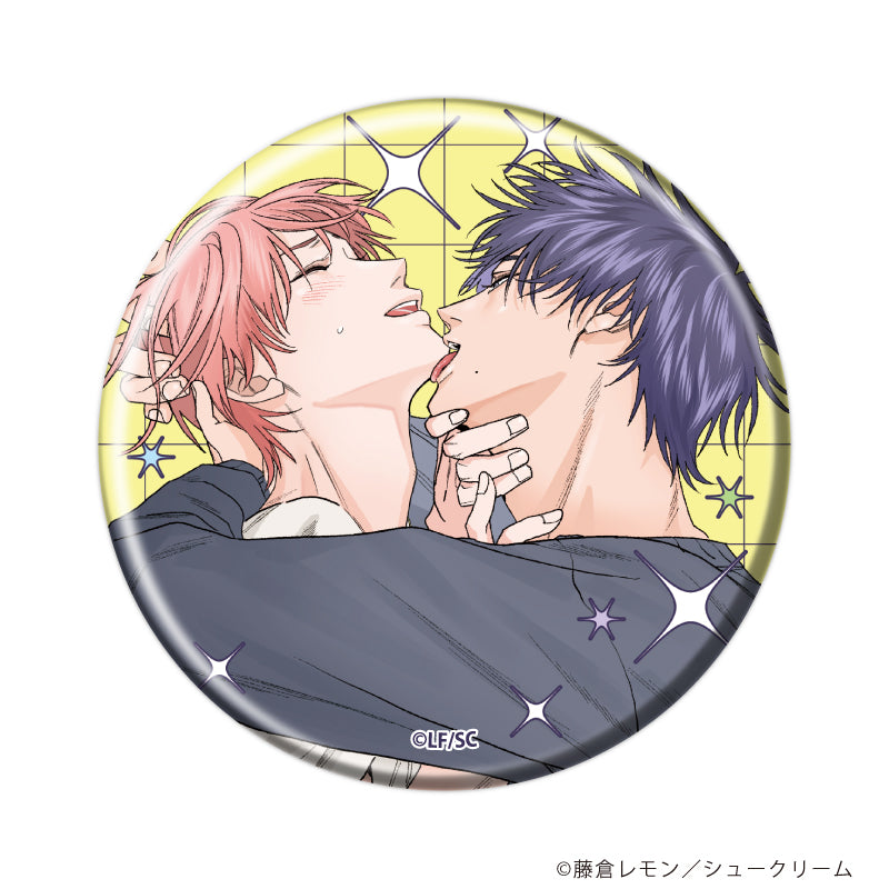 (1BOX=6)(Goods - Badge) My One-Sided Love (Shuraba no One Side Love) Badge 01  (feat. Exclusive Art)