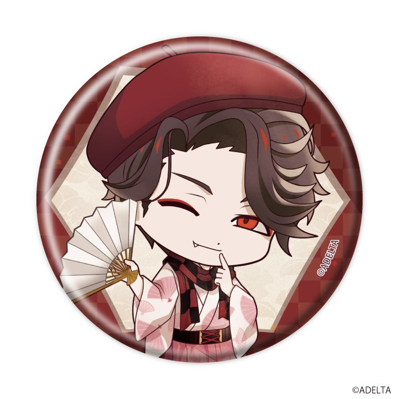 (1BOX=11)(Goods - Badge) Owen (Ooe) Badge 03 Modern ver. (Chibi Character)