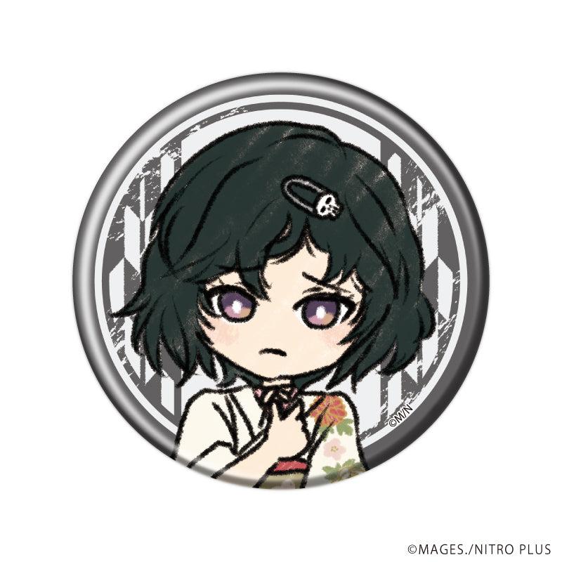 (1BOX=8)(Goods - Badge) STEINS;GATE Button Badge 02 Kimono ver. (GraffArt)