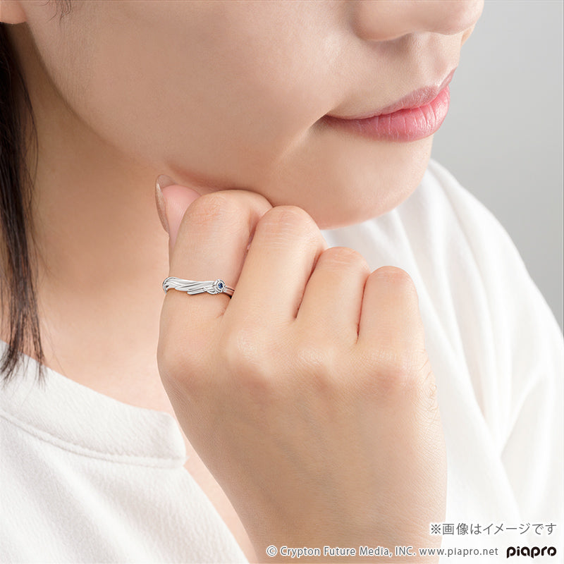 (Goods - Fine Jewelry) Piapro Characters KAITO 20th Anniversary Ring - Platinum