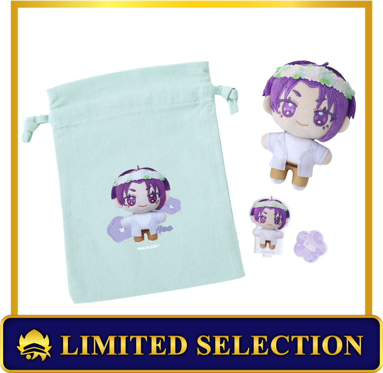 (Goods - Set) Blue Lock Season 2 Nui Pal animate Limited Selection Set (w/Drawstring Pouch, Acrylic Stand) / Reo Mikage