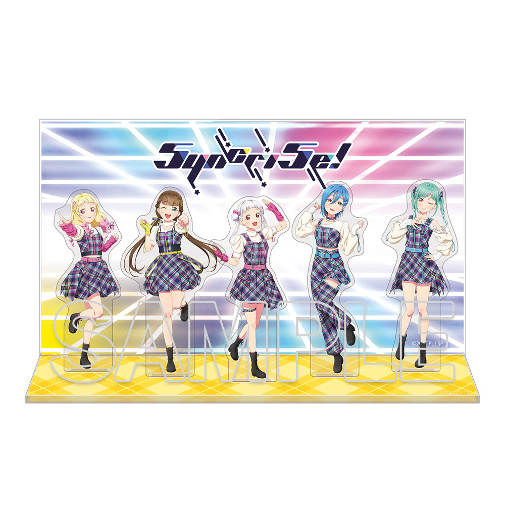 (Goods - Stand Pop) Love Live! Superstar!! Acrylic Diorama Music-Talk-Teamwork! Prime Adventure!! Ver. ~5yncri5e!~