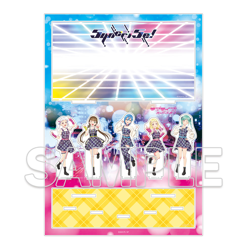 (Goods - Stand Pop) Love Live! Superstar!! Acrylic Diorama Music-Talk-Teamwork! Prime Adventure!! Ver. ~5yncri5e!~