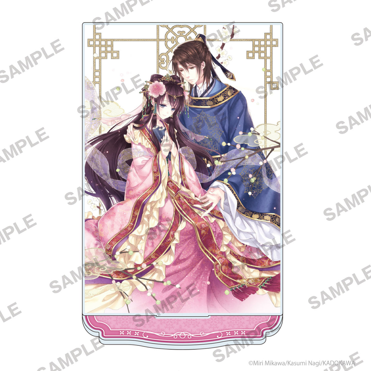 (Goods - Acrylic Stand) Kadokawa Beans Bunko 25th Anniversary Celebration Culinary Chronicles of the Court Flower Acrylic Stand