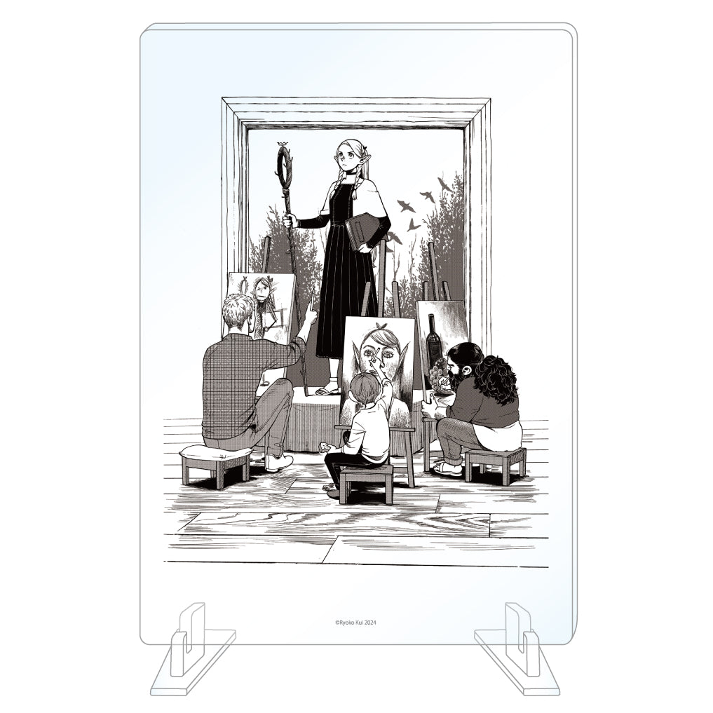 (Goods - Stand Pop) Delicious in Dungeon (Manga) Acrylic Plate Shapeshifter Cover Picture [Ryoko Kui Art POP UP Post-Event Sales]