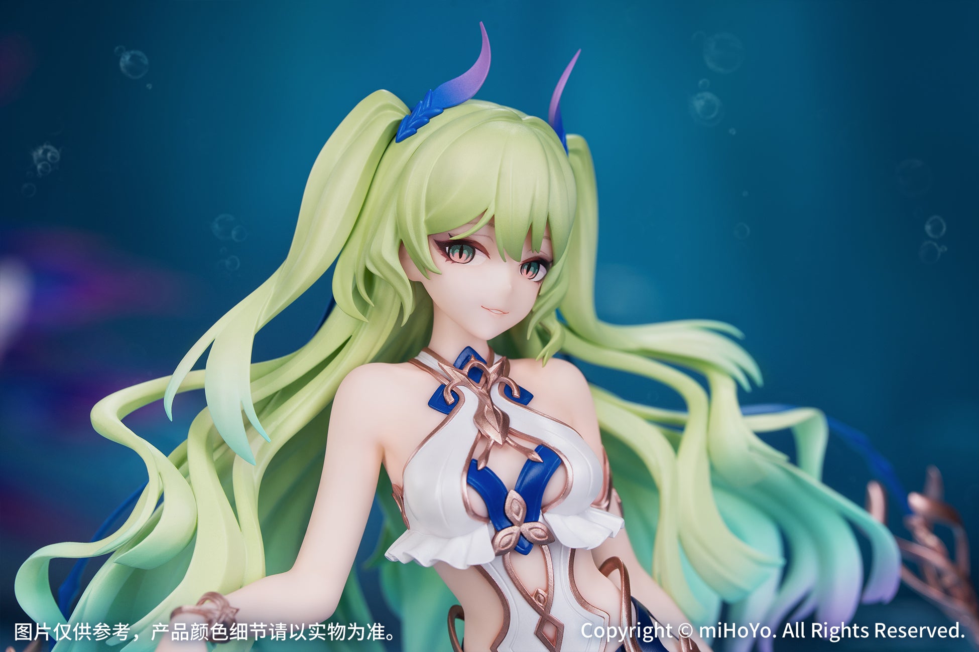 (Bishojo Figure) Gift+ Honkai Impact 3rd Mobius Blue Coral Ver. 1/8 Complete Figure