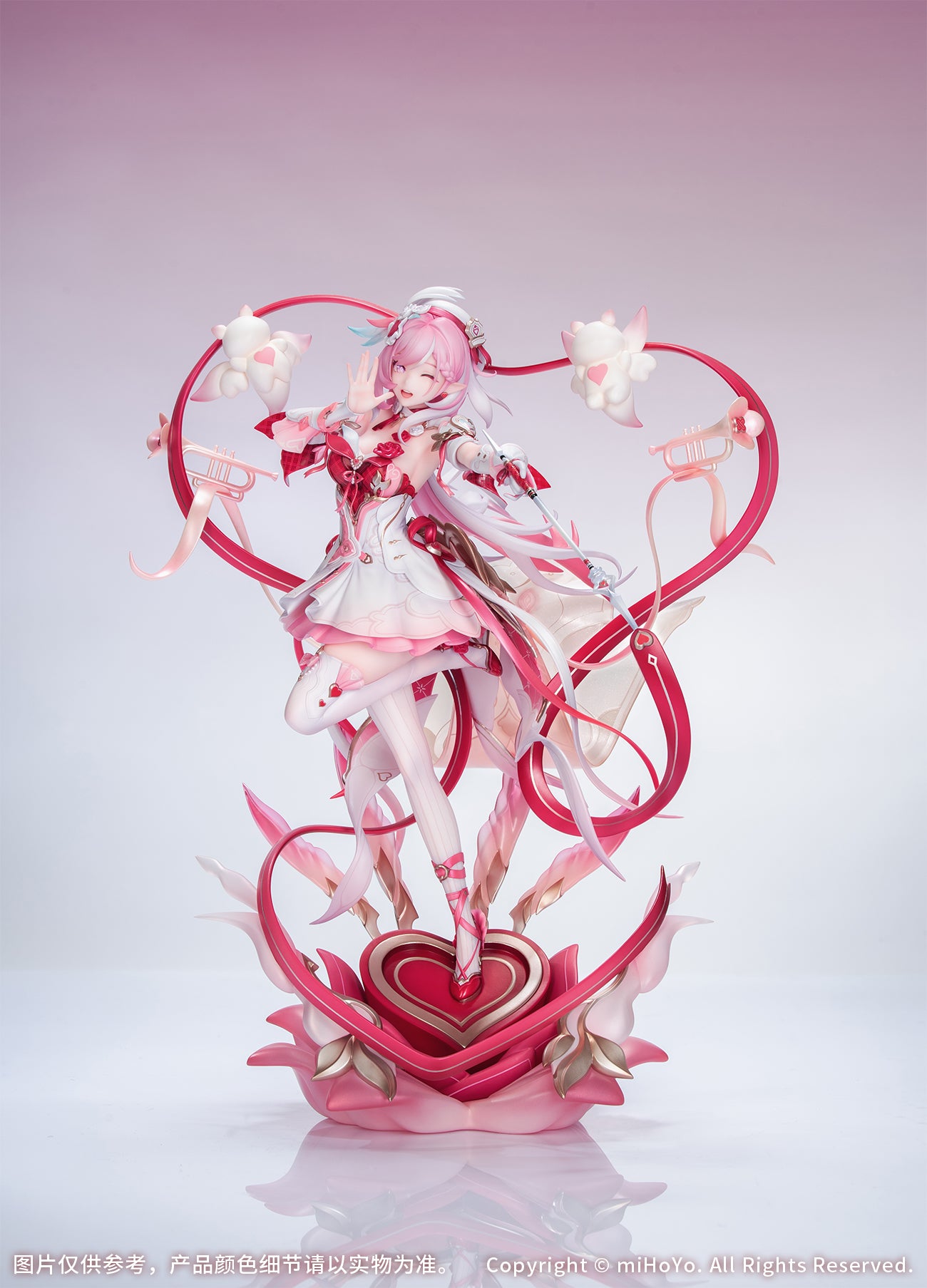 (Bishojo Figure) Honkai Impact 3rd Elysia Hi♪ Love Elf ❤ Ver. 1/7 Completed Figure {Bonus: Acrylic Plate}