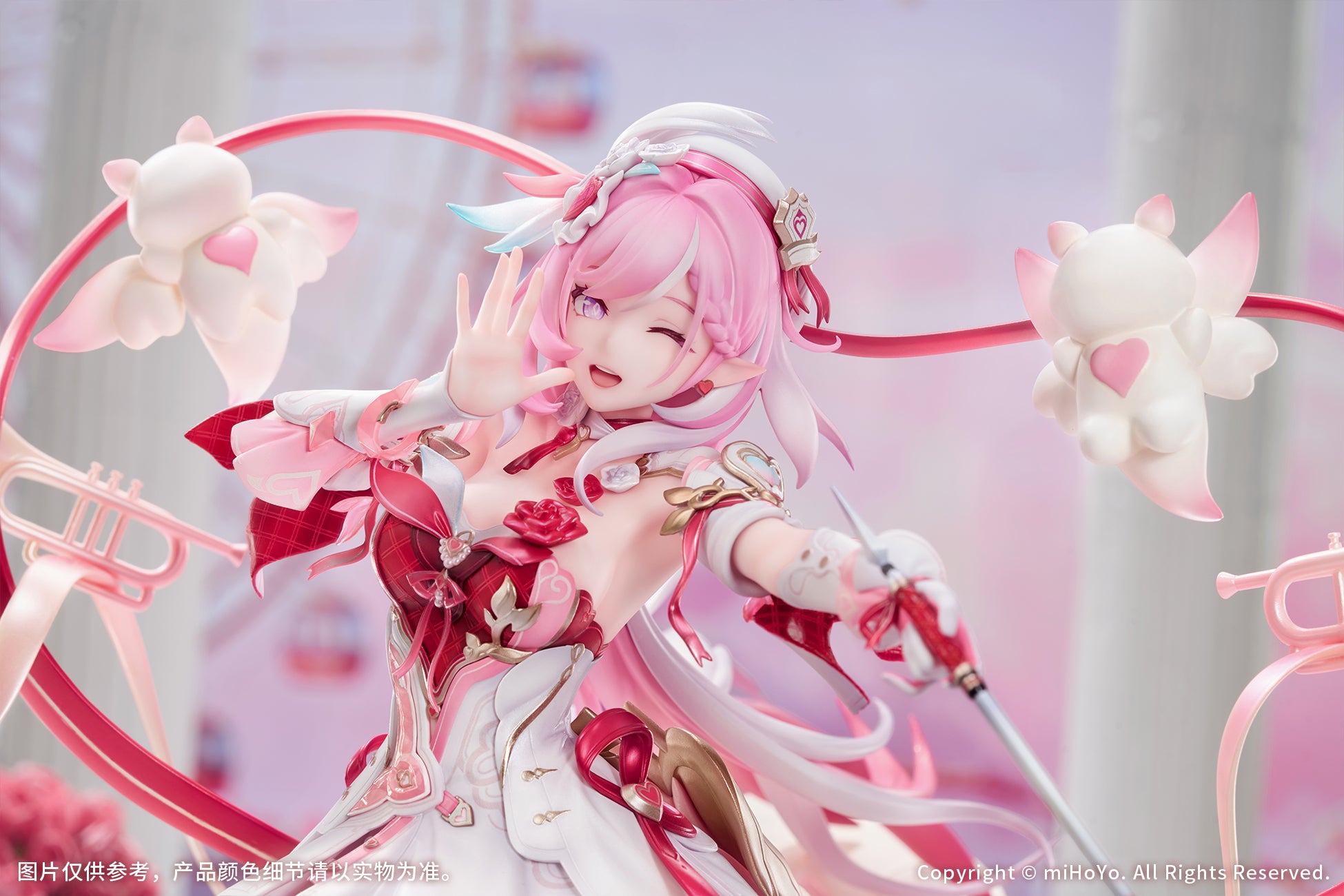 (Bishojo Figure) Honkai Impact 3rd Elysia Hi♪ Love Elf ❤ Ver. 1/7 Completed Figure {Bonus: Acrylic Plate}