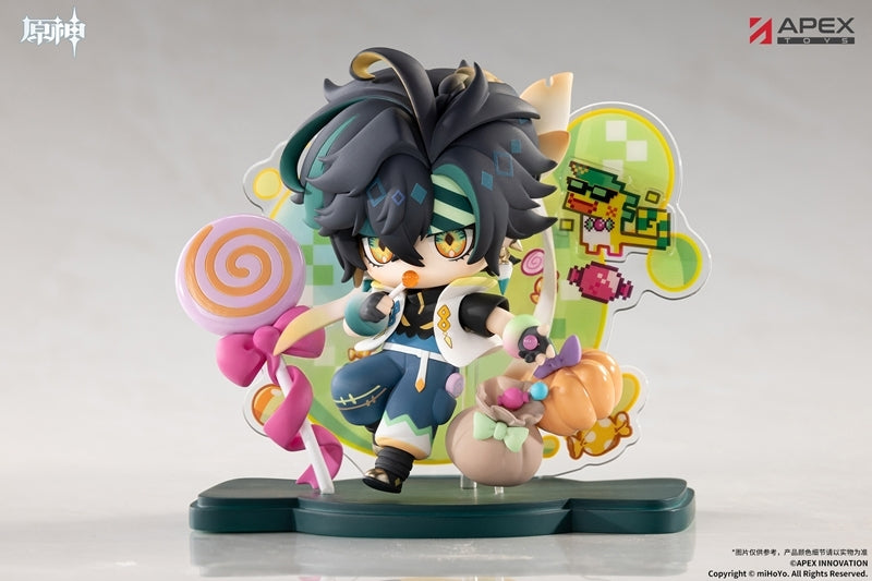 (Figure) Genshin Impact You Ye Qi Xiang Series Chibi Chara Figure Kinich {Bonus:Art Board}