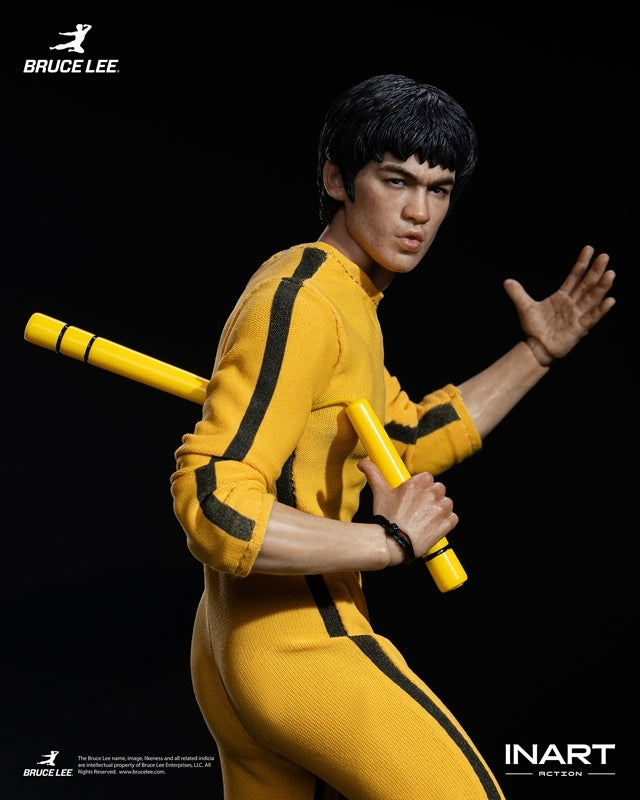 (Action Figure) INART Action Bruce Lee (Yellow Jumpsuit) 1/12 Action Figure