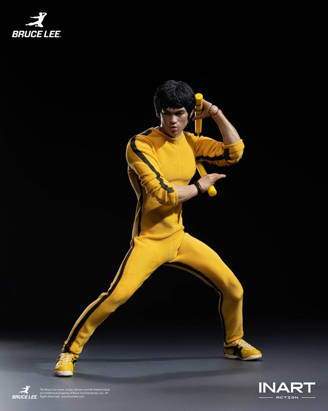 (Action Figure) INART Action Bruce Lee (Yellow Jumpsuit) 1/12 Action Figure