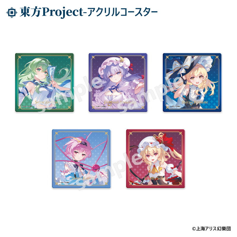 (1BOX=5)(Goods - Coaster) Touhou Project Trading Acrylic Coaster