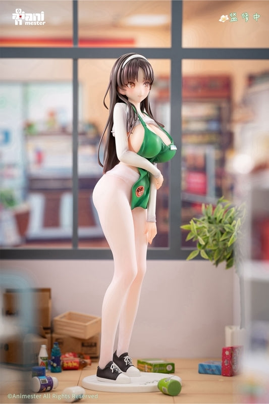 (Bishojo Figure) "First Business! Mari Hanamiya the Gentle Shop Assistant" illustration by POPQN 1/6 Complete Figure