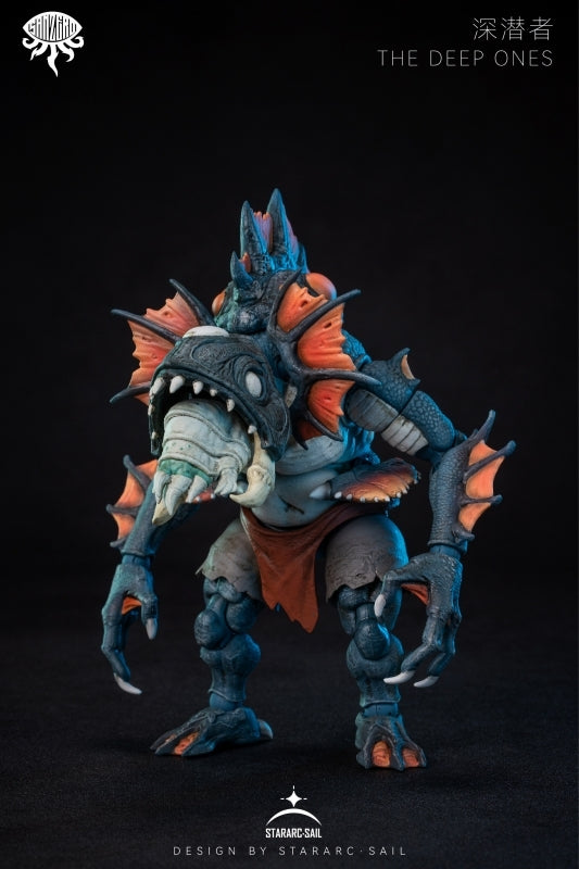 (Action Figure) SAN ZERO Series THE DEEP ONES Posable Figure (Orange)